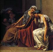 Jacques-Louis  David The Oath of the Horatii painting